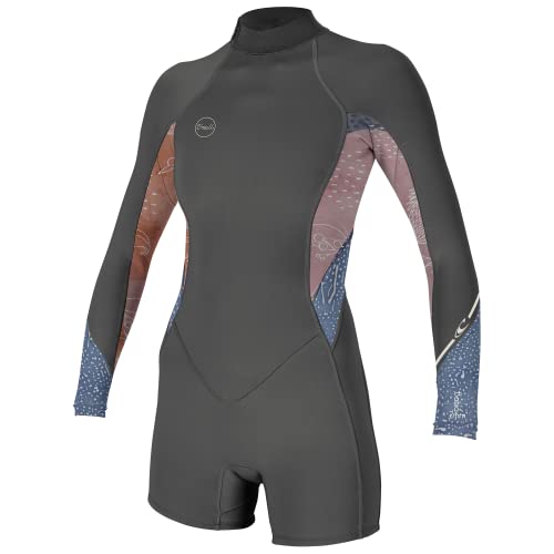 O'Neill Women's Bahia 2/1mm Back Zip, Long Sleeve, Spring Wetsuit
