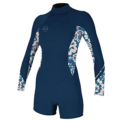 O'Neill Women's Bahia 2/1mm Back Zip, Long Sleeve, Spring Wetsuit