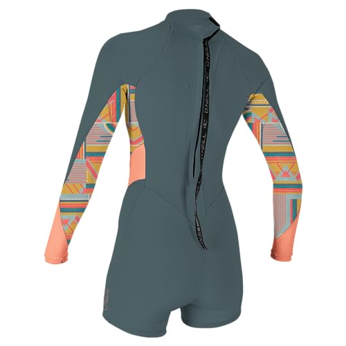 O'Neill Women's Bahia 2/1mm Back Zip, Long Sleeve, Spring Wetsuit