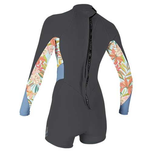 O'Neill Women's Bahia 2/1mm Back Zip, Long Sleeve, Spring Wetsuit