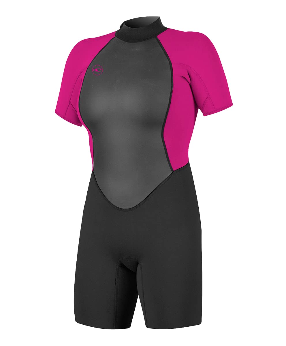 O'Neill Women's Reactor-2 2mm Back Zip Short Sleeve Spring Wetsuit