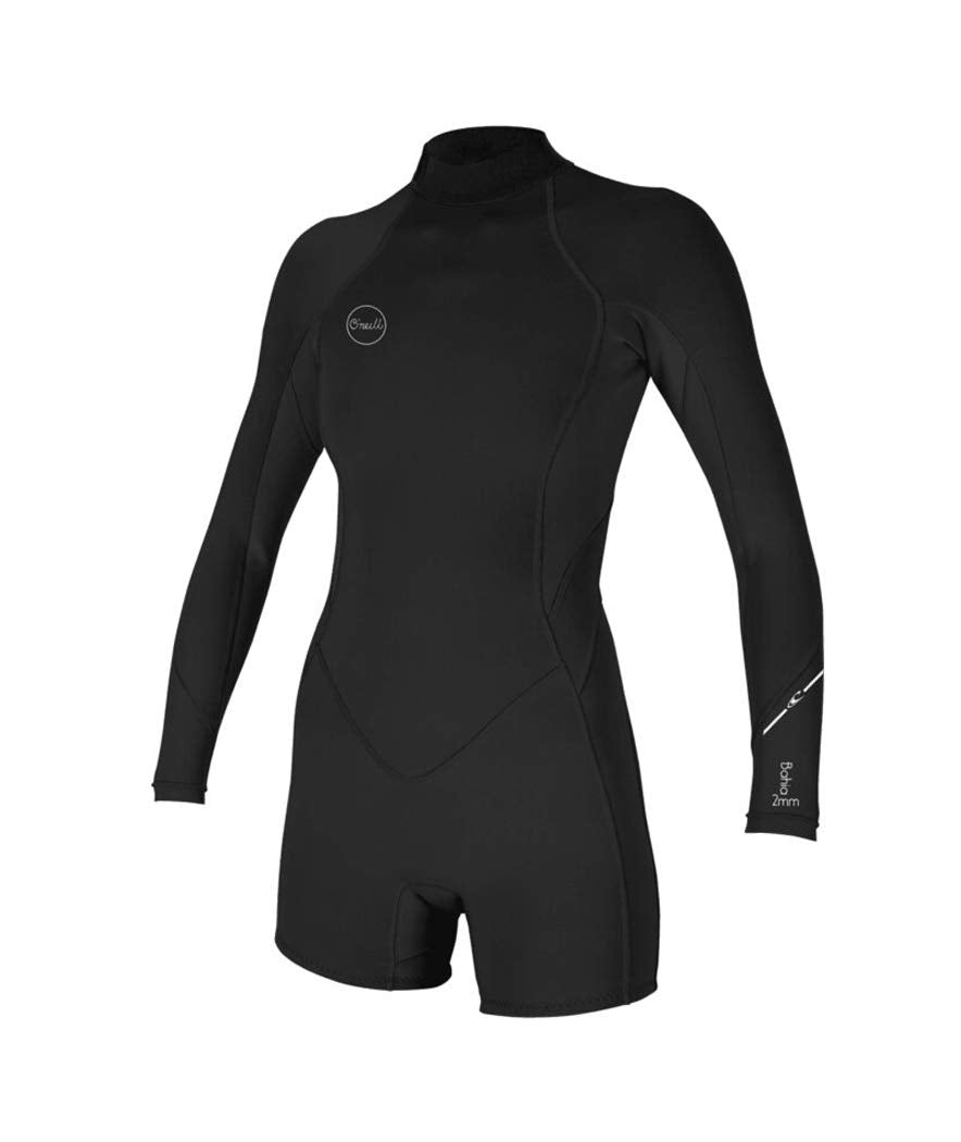 O'Neill Women's Bahia 2/1mm Back Zip, Long Sleeve, Spring Wetsuit