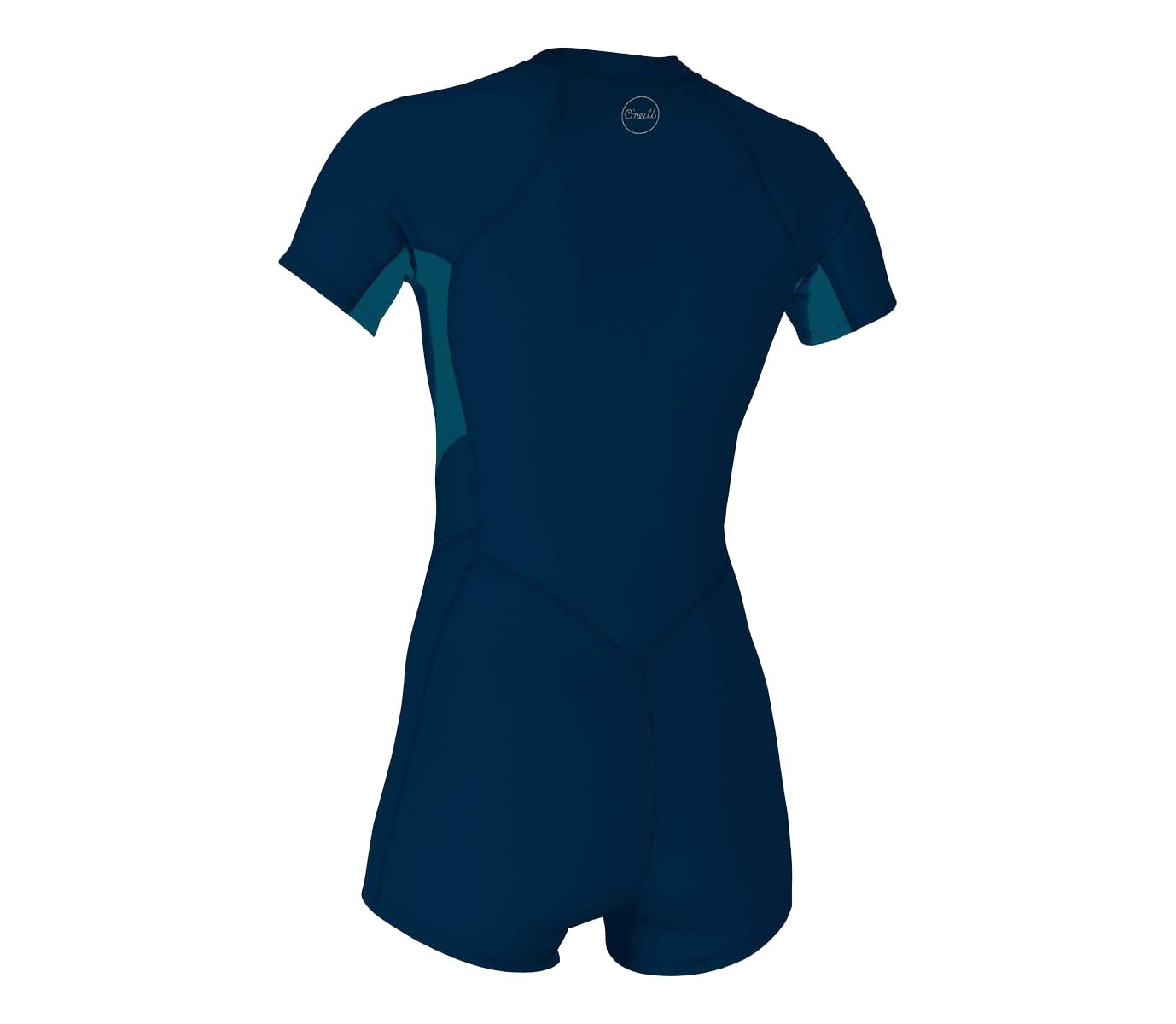 O'Neill Women's Bahia 2/1mm Full Zip, Short Sleeve, Spring Wetsuit