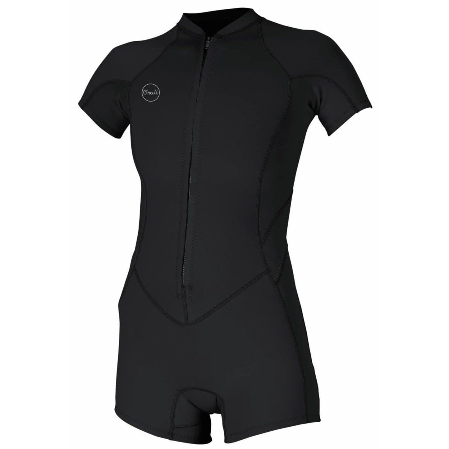 O'Neill Women's Bahia 2/1mm Full Zip, Short Sleeve, Spring Wetsuit
