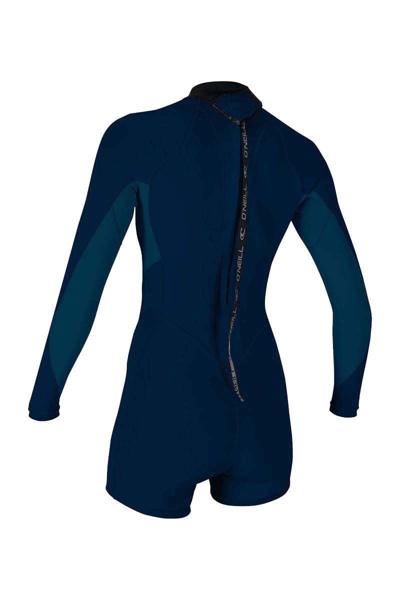 O'Neill Women's Bahia 2/1mm Back Zip, Long Sleeve, Spring Wetsuit
