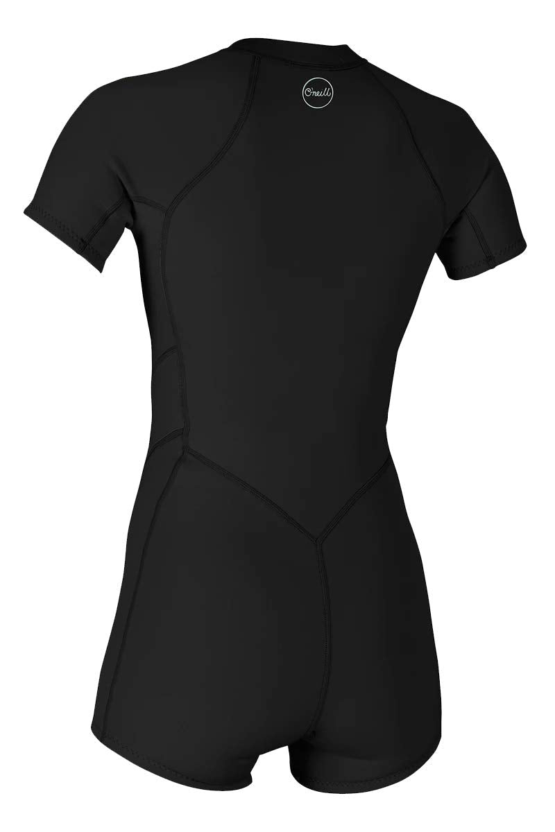 O'Neill Women's Bahia 2/1mm Full Zip, Short Sleeve, Spring Wetsuit