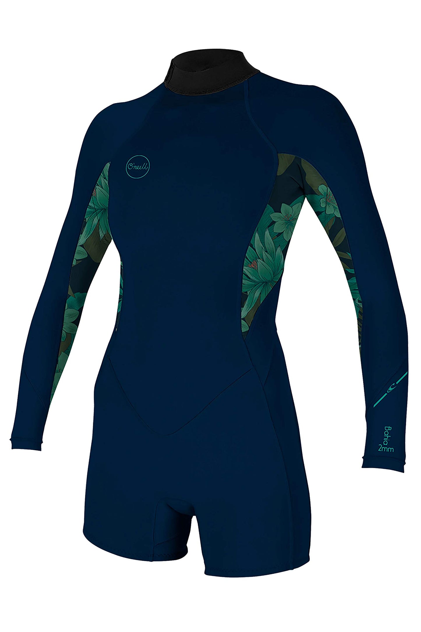 O'Neill Women's Bahia 2/1mm Back Zip, Long Sleeve, Spring Wetsuit