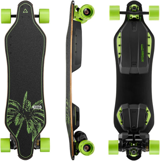 Campus/V3S/V5/Envy Electric Skateboard with Remote, Top Speed up to 29 Mph, 4 Speed Smooth Braking, Easy Carry Handle Design, Suitable for Adults & Teens Beginners