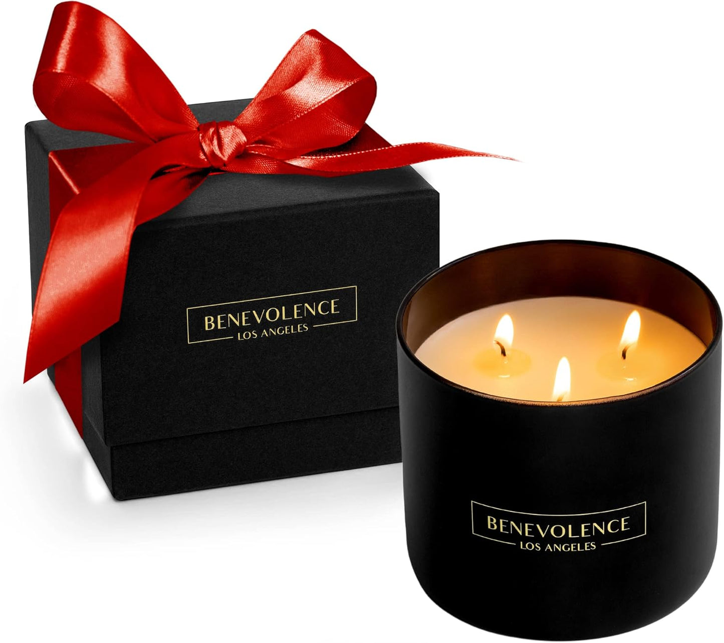 Benevolence Candles Eucalyptus Orange Wood Wick Candles, Soy Scented Candles for Women | 8 Oz Scented Candles for Home Scented | Eucalyptus Candles | Christmas Candles | Men Candles, Bathroom Candle