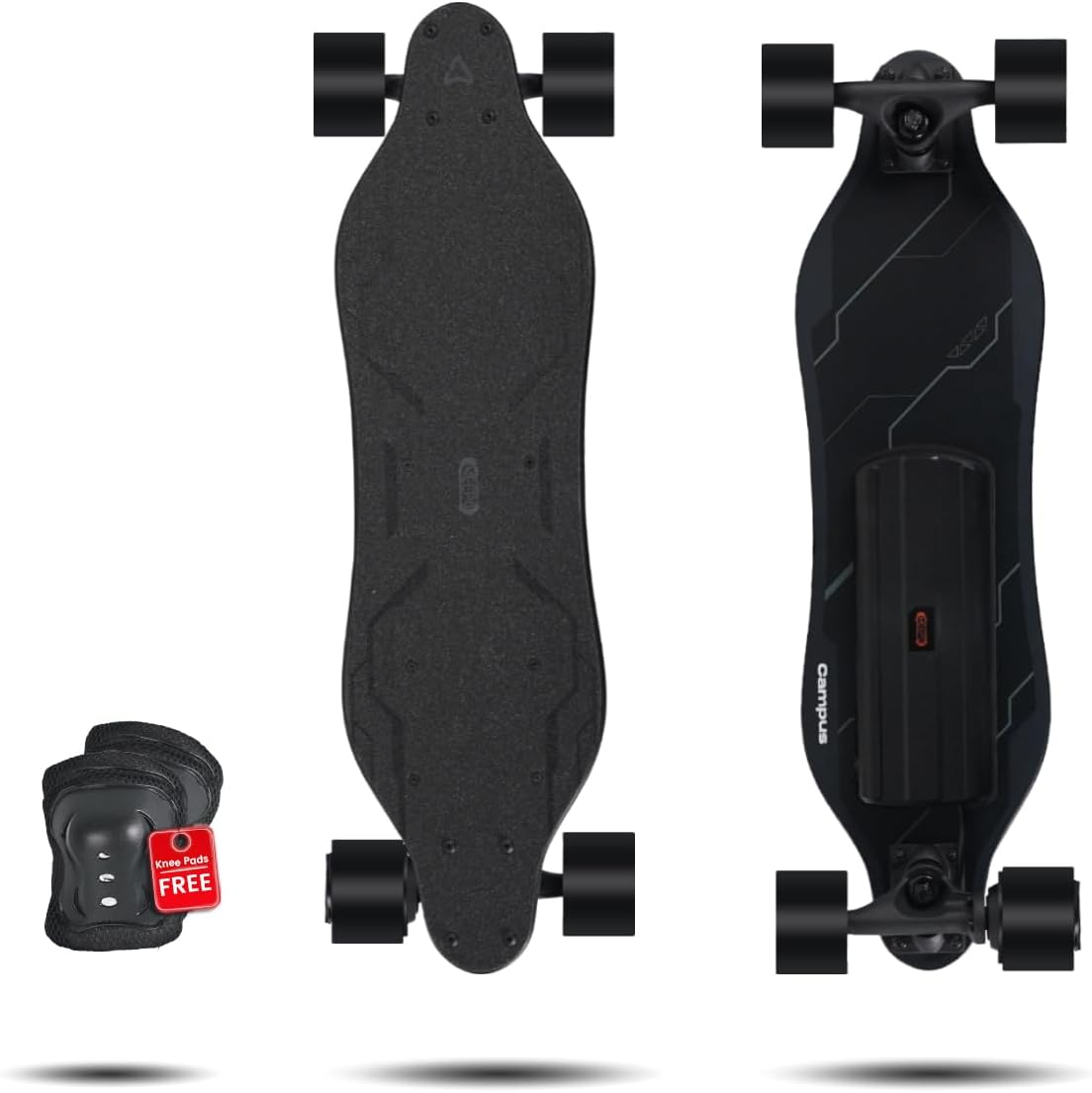 Campus/V3S/V5/Envy Electric Skateboard with Remote, Top Speed up to 29 Mph, 4 Speed Smooth Braking, Easy Carry Handle Design, Suitable for Adults & Teens Beginners