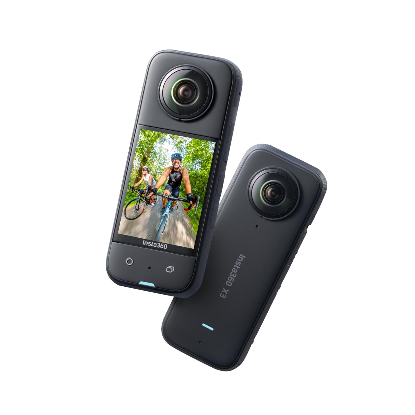 Insta360 X3-360 Action Camera with 5.7K 360 Active HDR Video, 4K Single-Lens Camera, Waterproof, FlowState Stabilization, 2.29" Touchscreen, AI Editing, for Motorcycle, Wintersports and Vlogging