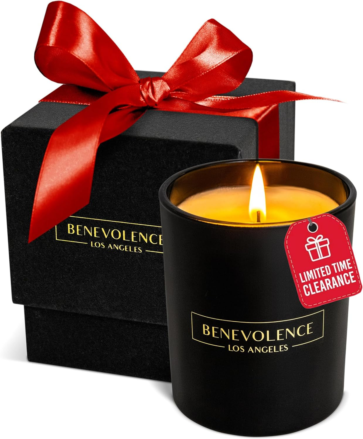 Benevolence Candles Eucalyptus Orange Wood Wick Candles, Soy Scented Candles for Women | 8 Oz Scented Candles for Home Scented | Eucalyptus Candles | Christmas Candles | Men Candles, Bathroom Candle