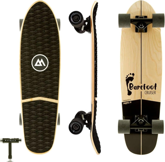 Complete Skateboard | 27.5" X 7.5" | 6-Layer Canadian Maple Double Kick Concave Deck | Kids Skateboard Cruiser Skateboard | Skateboard for Beginners, Teens & Adults