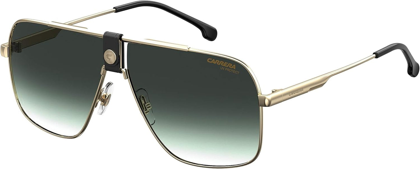 Carrera 1018/S Square Sunglasses for Men for Women + BUNDLE with Designer Iwear Eyewear Care Kit