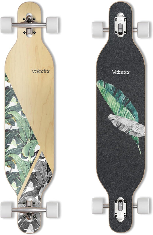 Freeride Longboard Cruiser | Maple Wood Deck| Drop through Longboard Complete